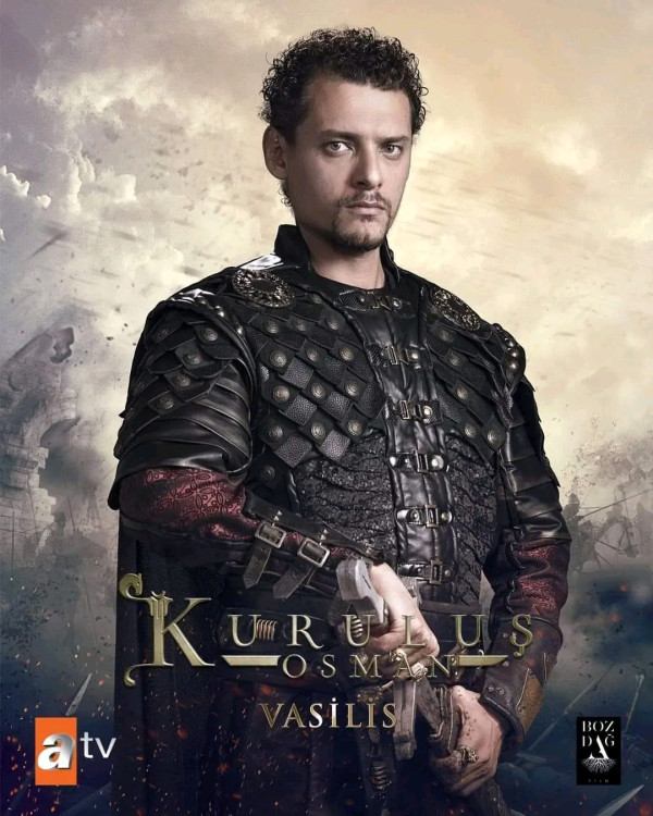 القائد البيزنطي فاسيليس في مسلسل عثمان الموسم الخامس  نهاية القائد فاسيليس وعثمان