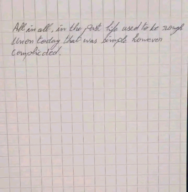وضعيات عن الحياة في الماضي و الحياة في الحاضر مادة الإنجليزية سنة ثانية ثانوي باك جميع الشعب، وضعية إدماجية عن الحياة في الماضي و الحياة في الحاضر.