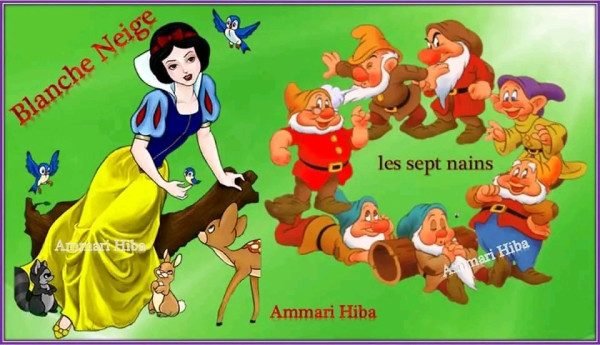 قصة بالفرنسية عن بياض الثلج Blanche Neige